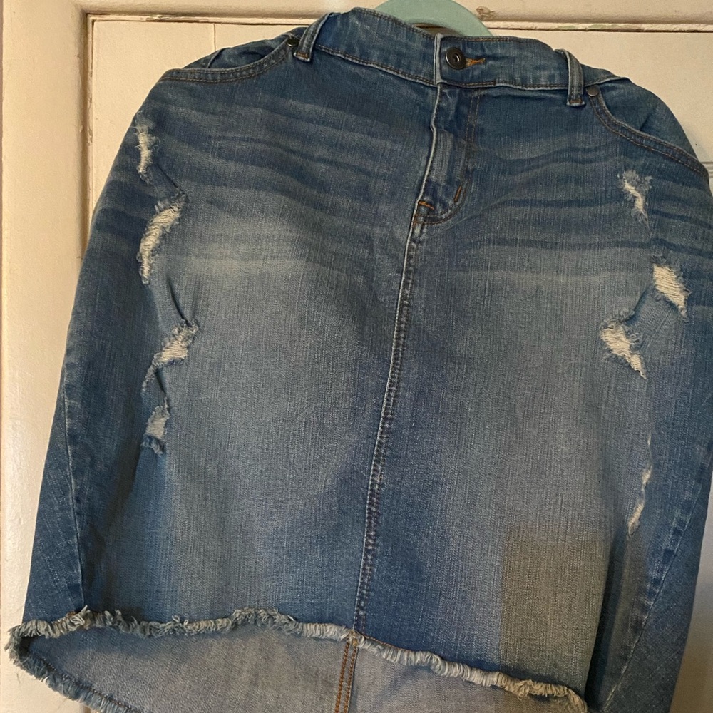 Torrid Plus size 22 denim skirt
